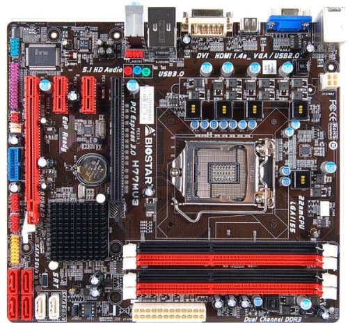 Biostar H77MU3 - Motherboard