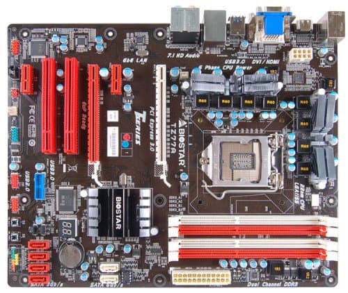 Biostar TZ77A - Motherboard