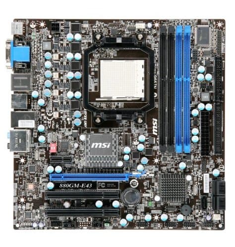 MSI 880GM-E43 - Motherboard