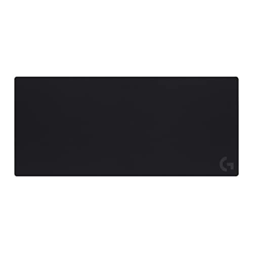 Logitech G840 XL Cloth Gaming Mouse Pad - 0.12 in Thin, Stable Rubber Base, Performance-Tuned Surface - Black - Mousepad / Desk Mat