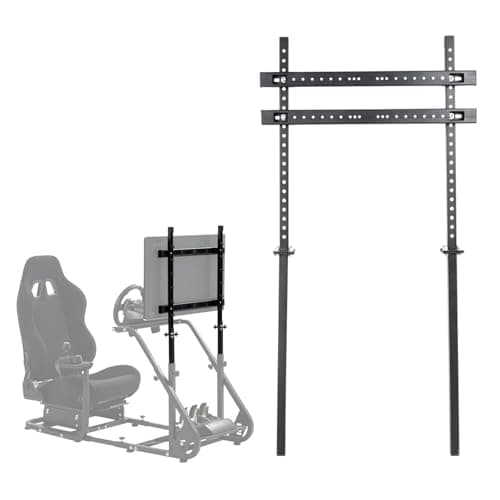 Marada Sim Monitor Stand Suitable for Multiple Brand Cockpit Support from 32to 55 inches Adjustable TV Position Height Display Mount Racing Simulator TV Frame (Proprietary Parts for Cockpit 37) - Sim Racing