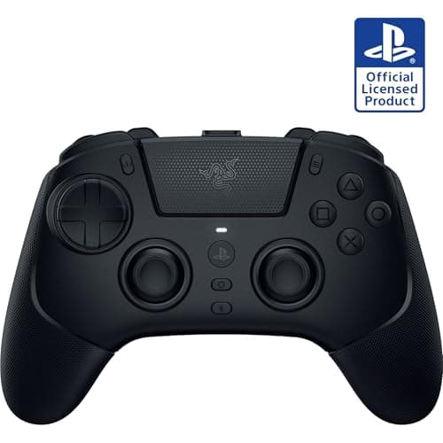 Razer Raiju V3 Pro Wireless Controller: Officially licensed for PlayStation, PS5, PC - Lag-free Esports Grade Performance - 6 Remappable Buttons - Customizable TMR Thumbsticks - Fast Triggers - Black - Stream Deck