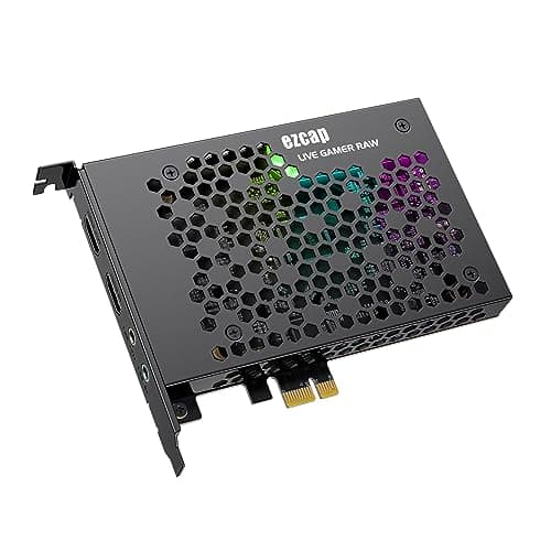 MYPIN Game Capture Card, HDMI PCI-E 4K 30fps Record & Live Stream from Gaming Systems, Camcorders, DSLRs,Support Zero Delay HDMI Loop-Out - Capture Card