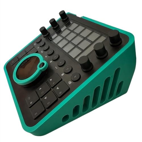 Generic Anti-Slip Desktop Mount for Loupedeck CT, 30º Angle Console Stand, Professional Streaming and Video Editing Controller Mount, No-Tool Installation (Turquoise) - Stream Deck