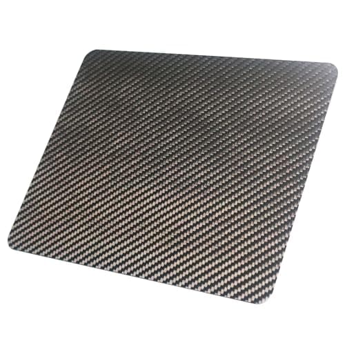 Banjiang Multipurpose Carbon Fiber Mouse Pad - Hard, Thin, and Lightweight for Office, Gaming, and Daily Computer Use on Desk or Lap (3k Twill, Large) - Desk