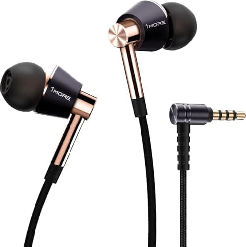 1MORE Triple Driver (Black/Gold) - Headset