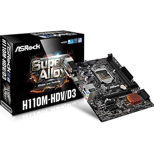ASRock H110M-HDV/D3 - Motherboard