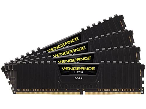Corsair CORSAIR Vengeance LPX 64GB (4 x 16GB) 288-Pin DDR4 SDRAM DDR4 3200 (PC4 25600) Desktop Memory Model CMK64GX4M4D3200C16 64 GB (4x16GB DDR4-3200) - Memory (RAM)