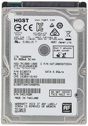 Hitachi Travelstar 7K1000 1 TB - Storage