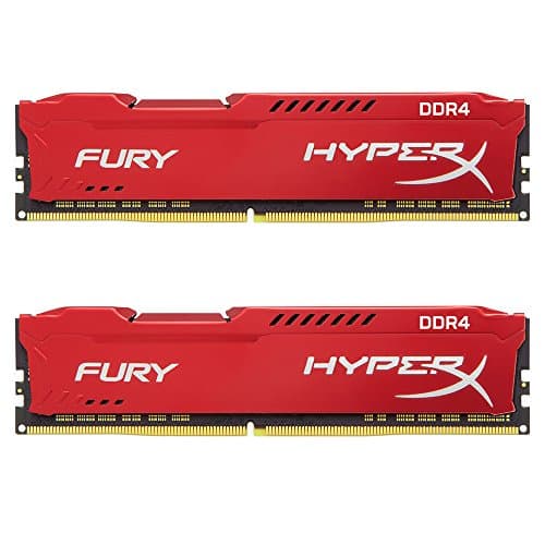 Kingston Kingston Fury Red 16GB (2x8GB) DDR4 PC4-21300C16 2666MHz Dual Channel Kit (HX426C16FR2K2/16) 16 GB (2x8GB DDR4-2666) - Memory (RAM)