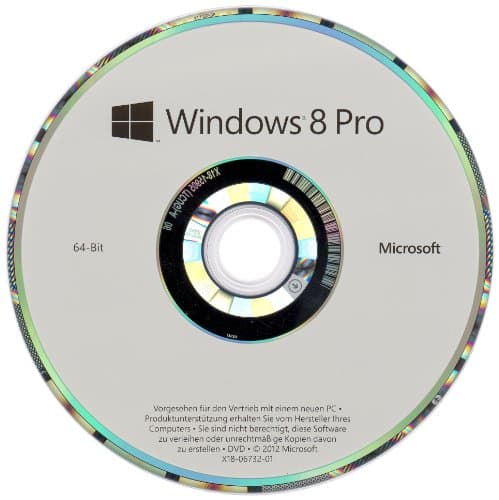 Microsoft Windows 8 Pro DE OEM 64-bit - Operating System