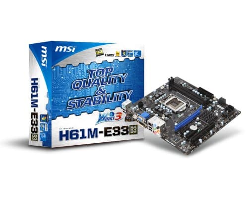 MSI H61M-E33 (B3) - Motherboard