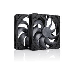 Noctua NF-A14x25 G2 PWM Sx2-PP chromax.black 2-Pack - Case Fan
