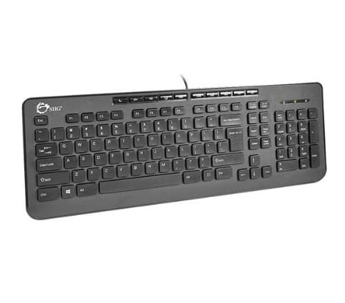 SIIG USB Compact Multimedia Keyboard - Keyboard